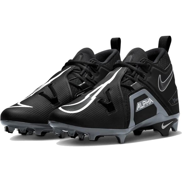 Nike Mens Nike Alpha Menace Pro 3 Black Football Shoes CT6649-010 Size 10.5 - Picture 1 of 7